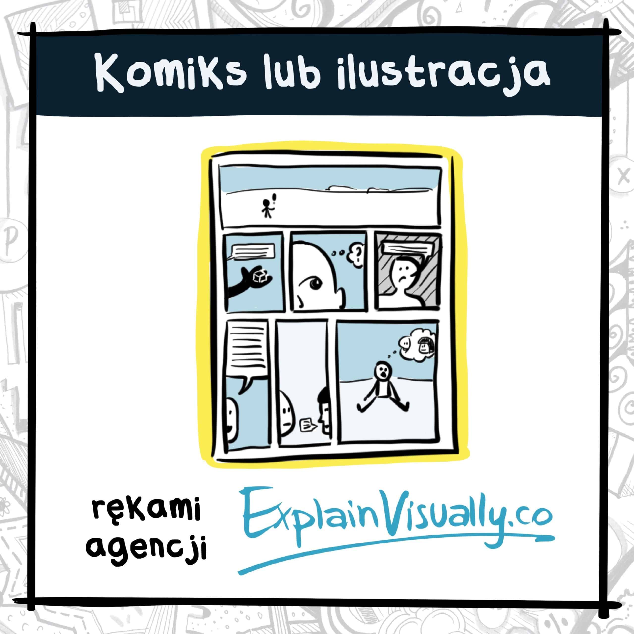 komiks lub ilustracja